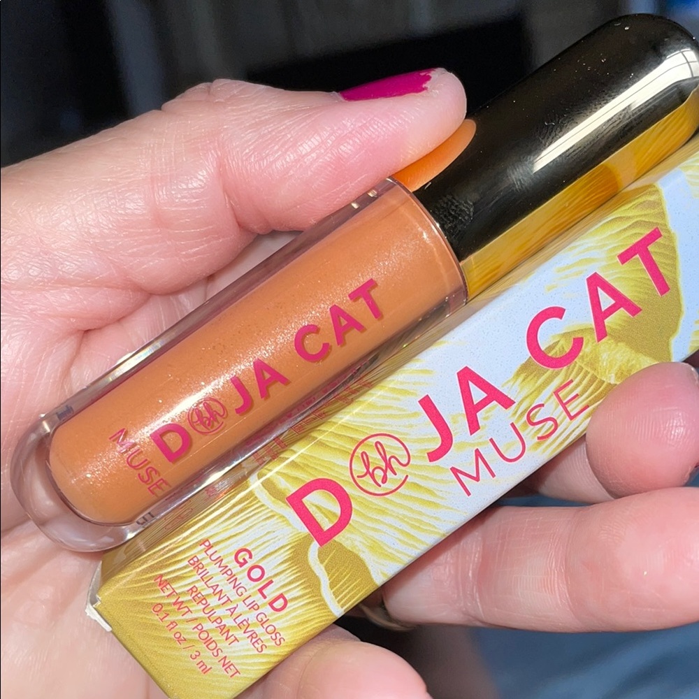 BH Cosmetics NIB Doja Cat Muse Lip Gloss GOLD